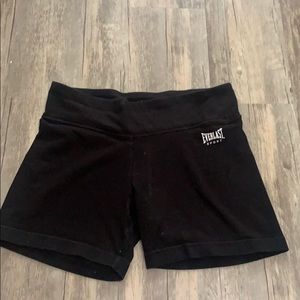 Black workout shorts